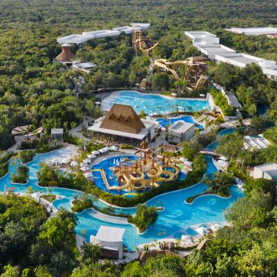 Arial view of Vidanta resort at Riviera Maya