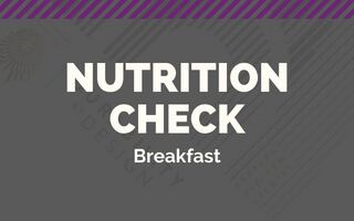 Infografia Control nutricional desayuno